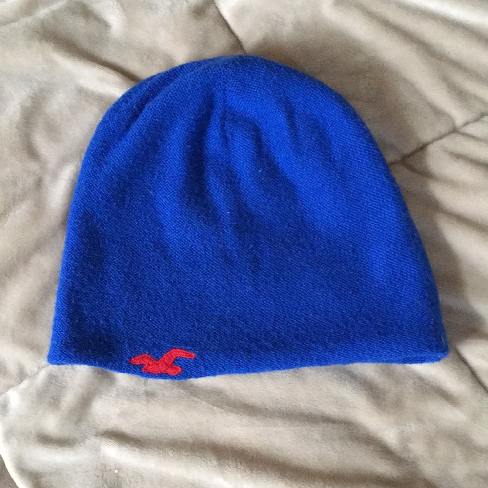 Blue Hollister hat